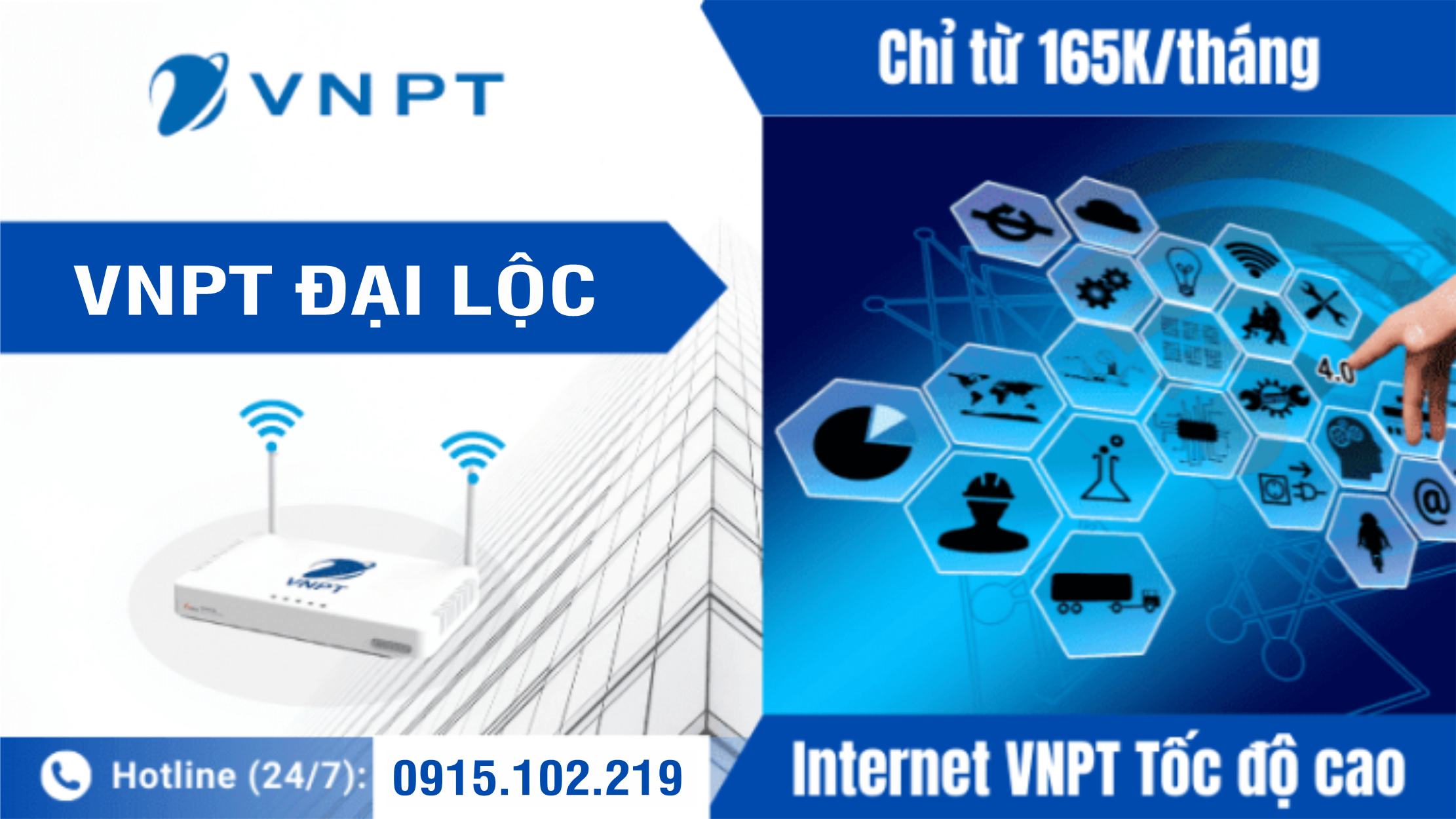 Lắp đặt Internet VNPT tại Đại Lộc – Quảng Nam tháng 4 năm 2024